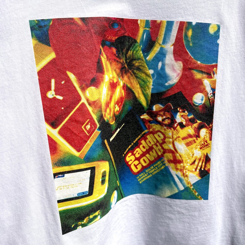 Opening Ceremony Cowboy Print Tee White Graphic Shirt Womens Medium fits S NWT - Picture 7 of 8